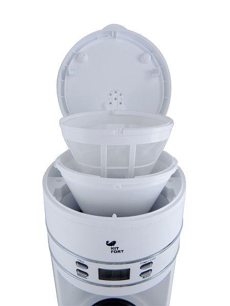 Купить Кофеварка Kitfort KT-704-1 белый — Фото 4