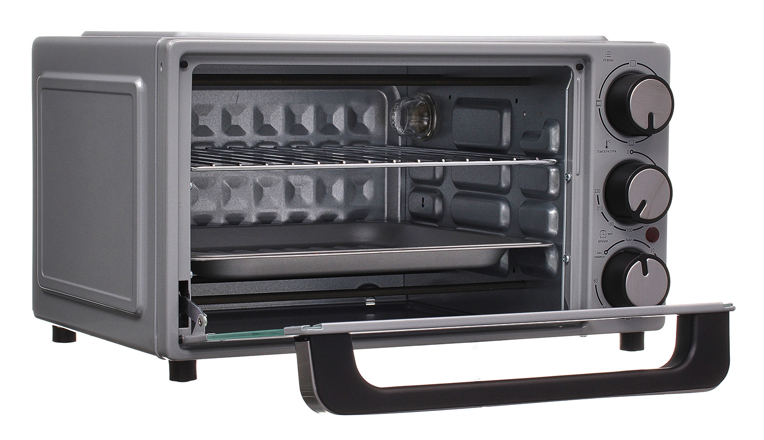 Купить Мини-печь Starwind SMO2002 серебристая — Фото 5