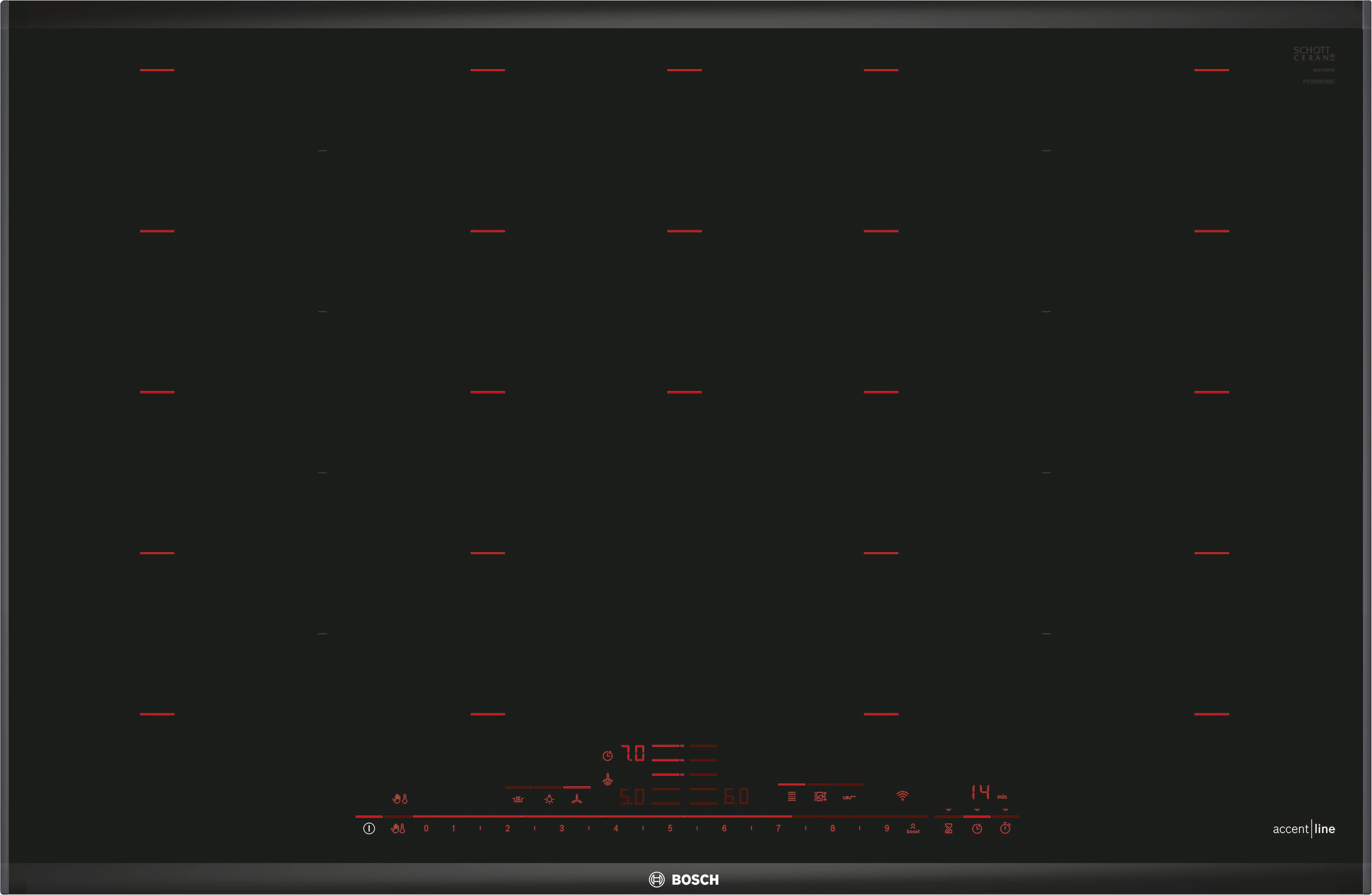 Индукционная варочная панель BOSCH PXY898DX6E																		 — описание, фото, цены в интернет-магазине PT Stores