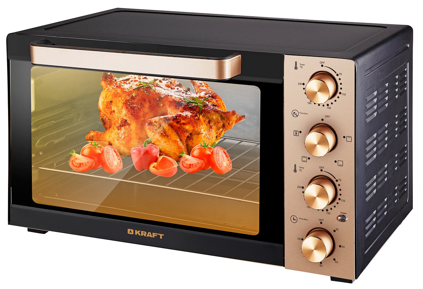 Мини-печь KRAFT KF-MO 3505 KGL																		 — описание, фото, цены в интернет-магазине PT Stores