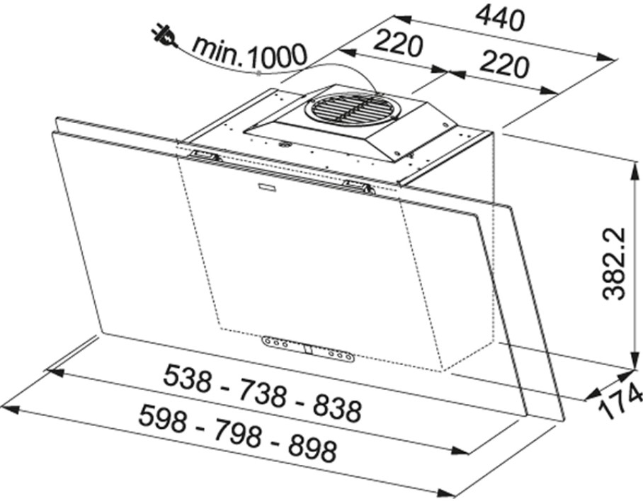 Купить Наклонная вытяжка FRANKE FMA 2.0 807 WH (330.0549.977) — Фото 2