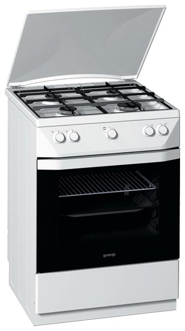 Газовая плита Gorenje G 61124 BW																		 — описание, фото, цены в интернет-магазине PT Stores