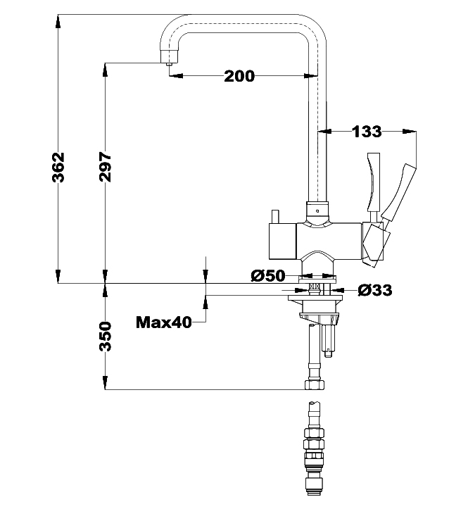 Купить Смеситель TEKA OS 210 CHROME — Фото 2