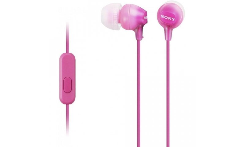 Наушники SONY MDR-EX15AP розовые																		 — описание, фото, цены в интернет-магазине PT Stores