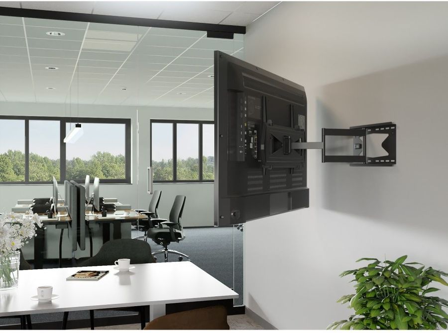 Купить Кронштейн Hama Fullmotion Professional черный 37"-80" — Фото 5