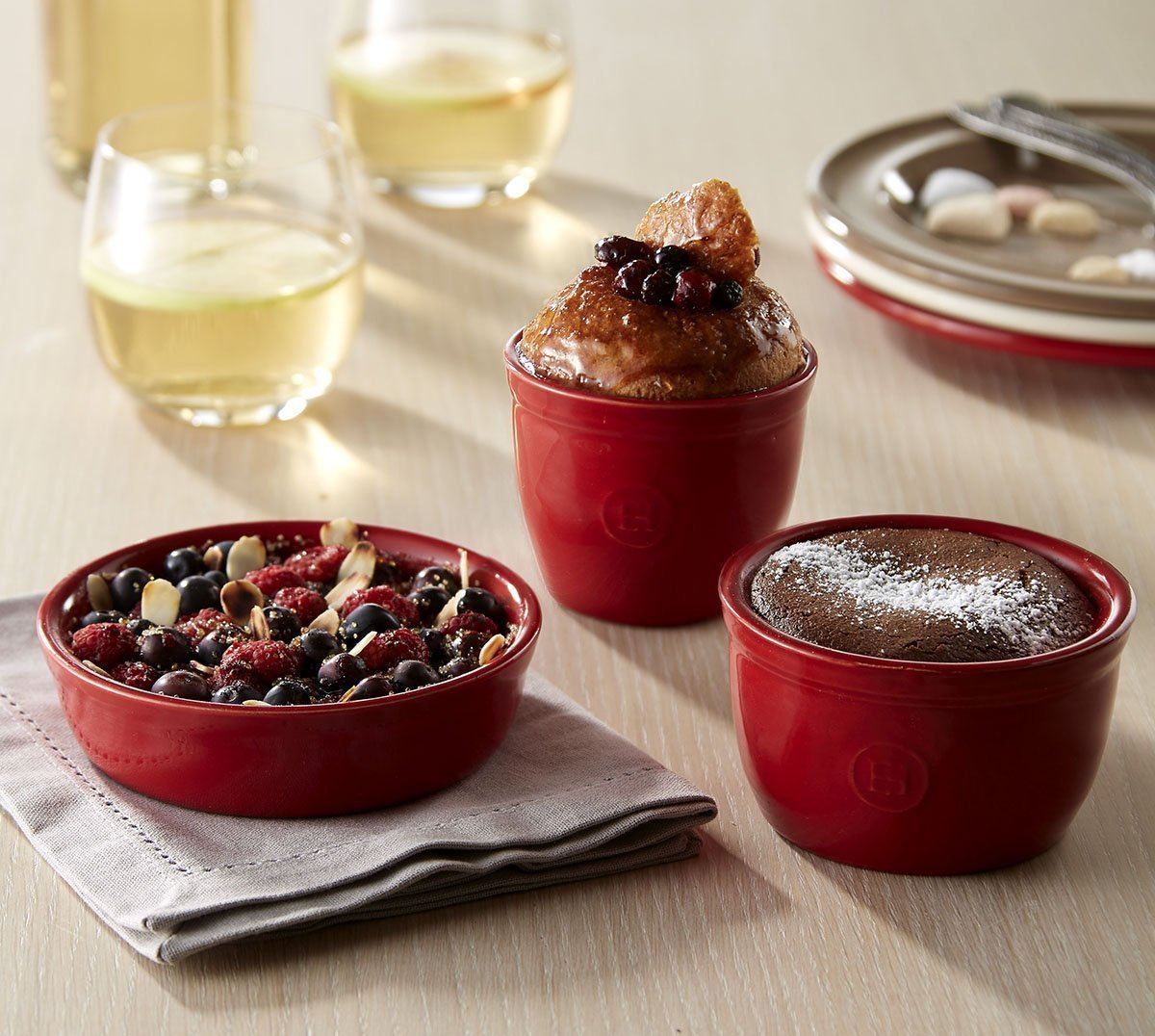 Купить  EMILE HENRY Рамекин №12 ,цвет: гранат — Фото 2