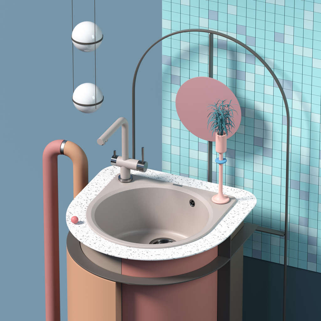 Купить Мойка OMOIKIRI Akegata 51-PA Artgranit/пастила — Фото 4