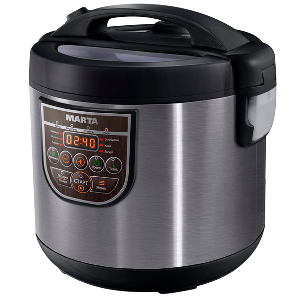 Мультиварка MARTA MT-4323 черный жемчуг																		 — описание, фото, цены в интернет-магазине PT Stores