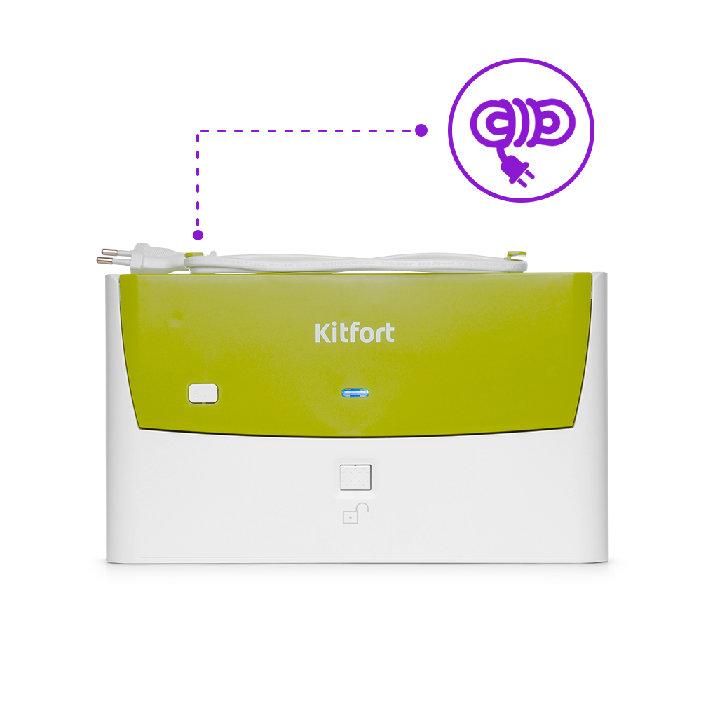 Купить Вакууматор Kitfort КТ-1512-2 белый/салатовый — Фото 3