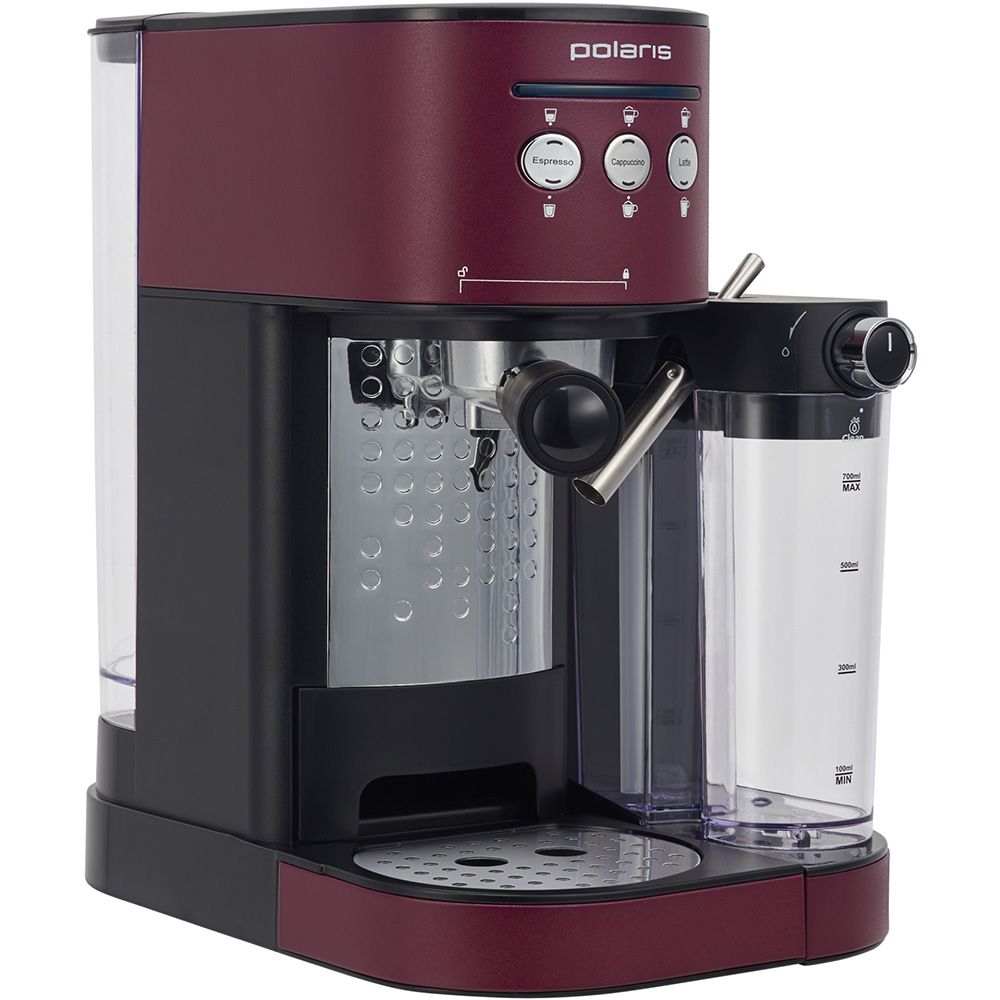 Купить Кофемашина POLARIS PCM 1525E Adore Cappuccino, бордо — Фото 2