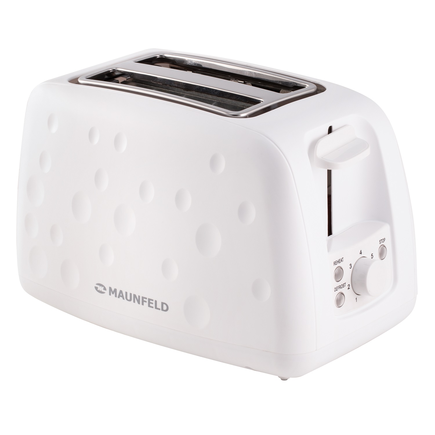 Тостер MAUNFELD MFT-847WH																		 — описание, фото, цены в интернет-магазине PT Stores