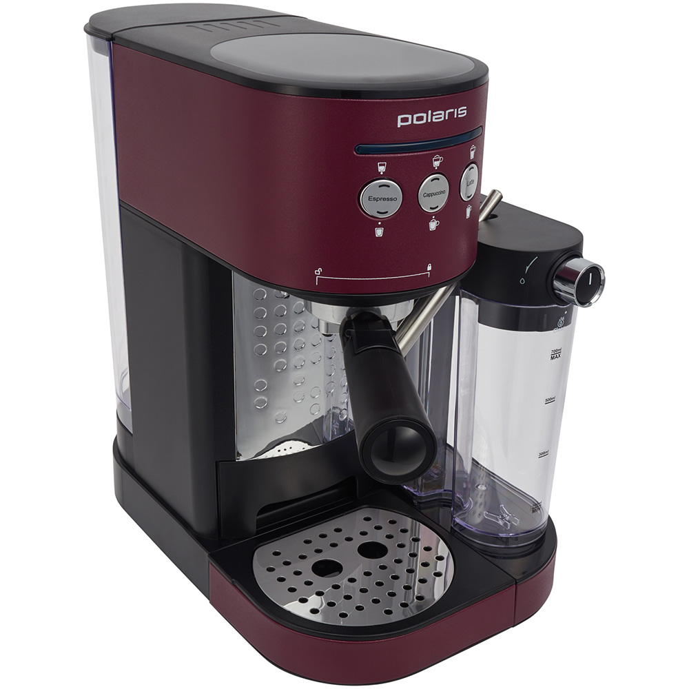Купить Кофемашина POLARIS PCM 1525E Adore Cappuccino, бордо — Фото 3