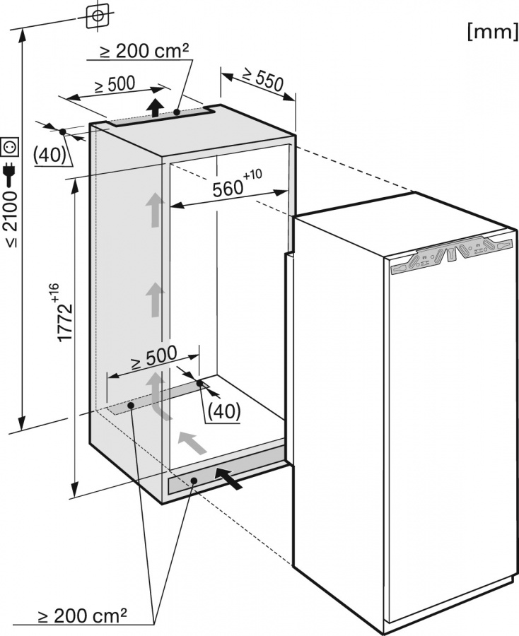 Купить Встраиваемый холодильник MIELE K37682iDF — Фото 2