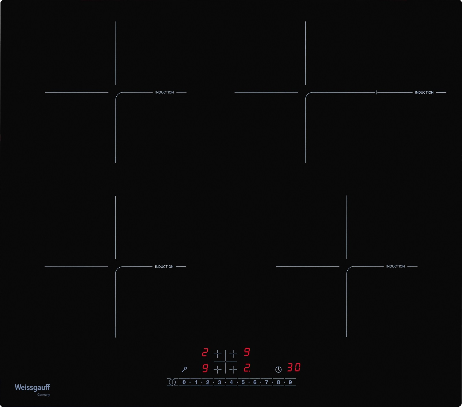 Индукционная варочная панель Weissgauff HI 641 BSC																		 — описание, фото, цены в интернет-магазине PT Stores