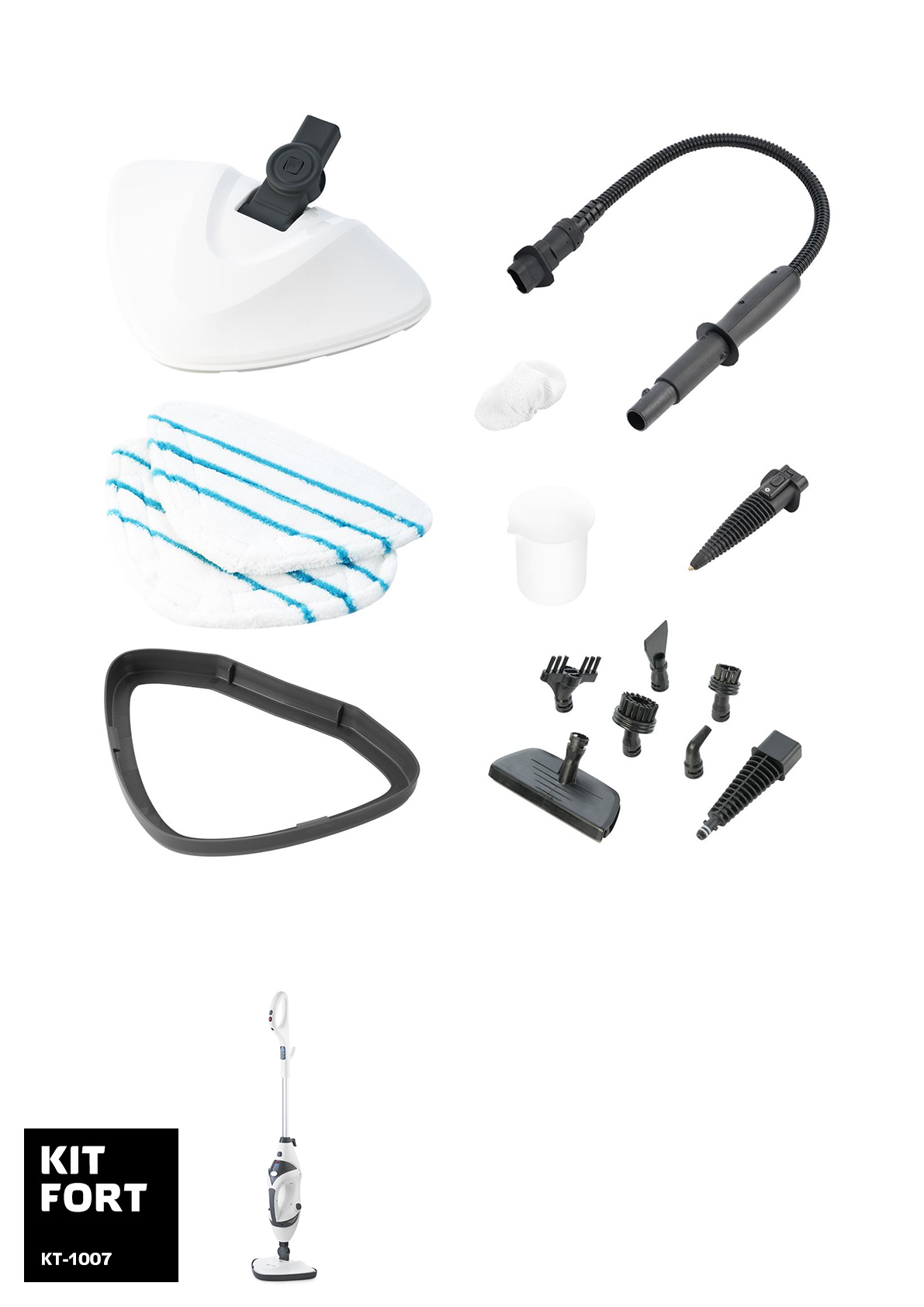 Купить Отпариватели и пароочистители Kitfort KT-1007 — Фото 2