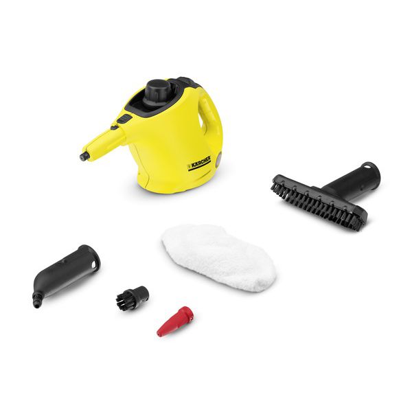 Купить Отпариватели и пароочистители KARCHER Пароочиститель  SC1 1200Вт желтый/черный — Фото 2