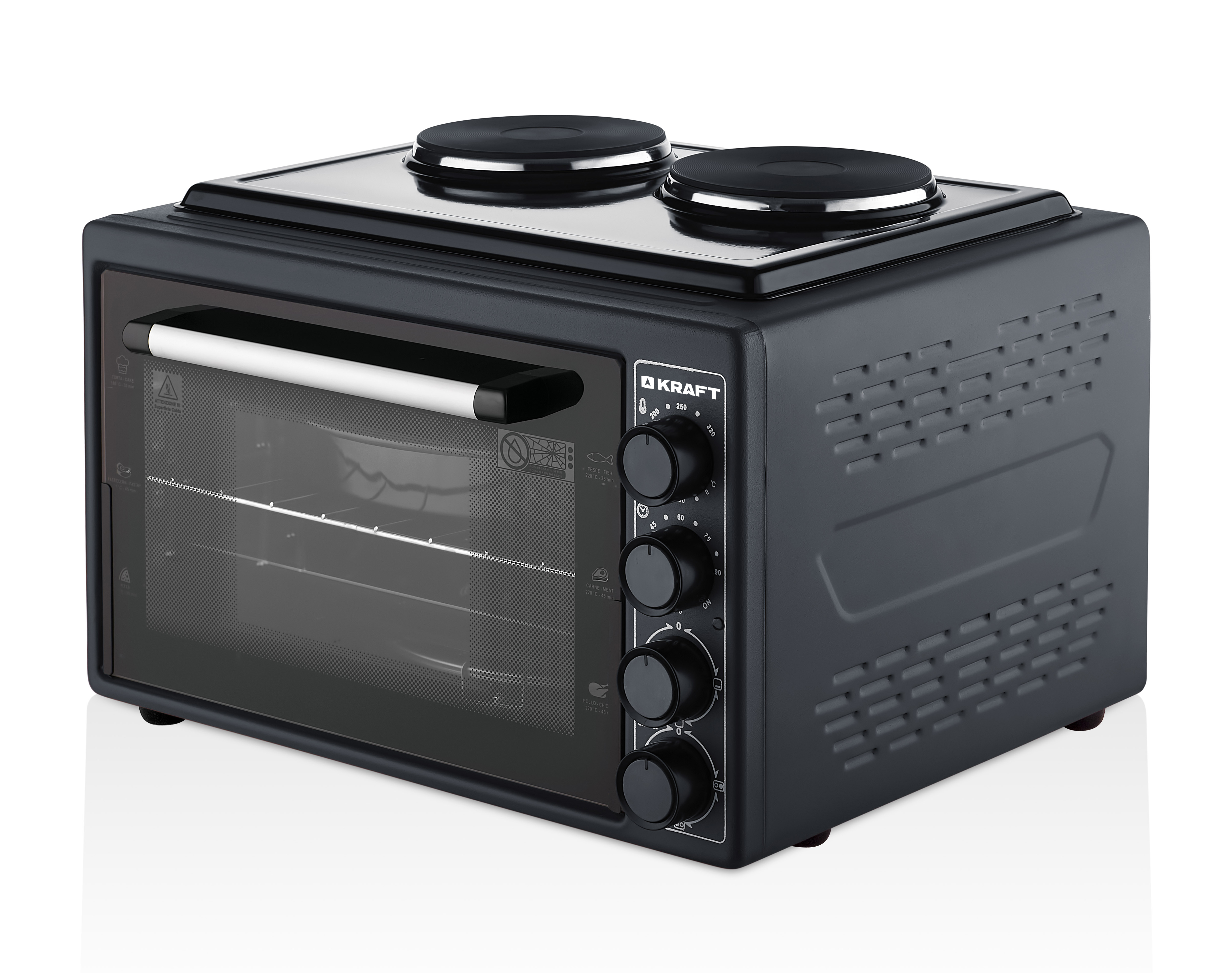 Мини-печь KRAFT KF-MOHP 3800 DGR																		 — описание, фото, цены в интернет-магазине PT Stores