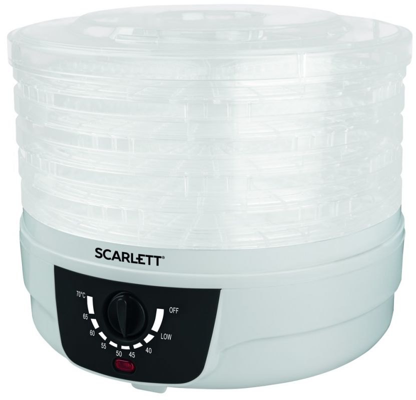 Купить Сушилка для овощей и фруктов Scarlett SC-FD421004 5под, белый — Фото 4