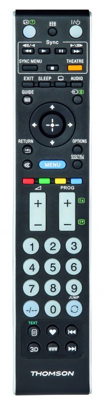 Пульт THOMSON Универсальный пульт  H-132500  черный																		 — описание, фото, цены в интернет-магазине PT Stores