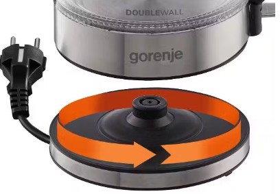 Купить Чайник Gorenje K17GDW BLACK — Фото 3