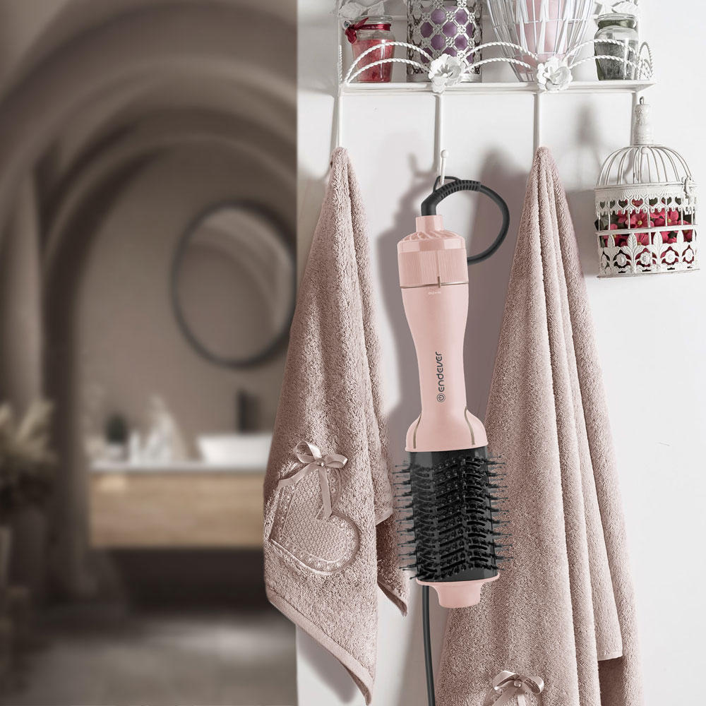 Купить Прибор для укладки волос ENDEVER Aurora-498 светло-розовый — Фото 7