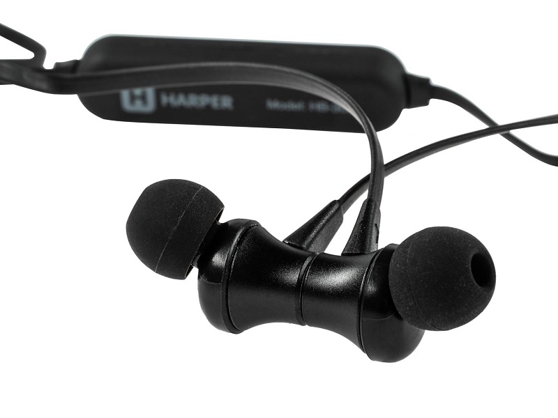 Наушники HARPER HB-305 Black																		 — описание, фото, цены в интернет-магазине PT Stores