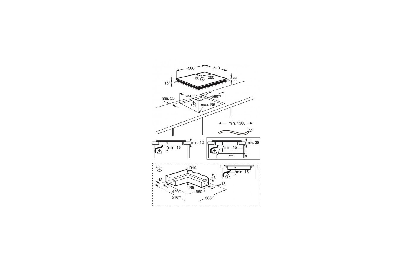 Купить Индукционная варочная панель Electrolux TY 58 TSICN — Фото 3