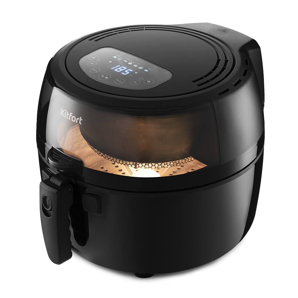 Аэрогриль Kitfort KT-2214 черный																		 — описание, фото, цены в интернет-магазине PT Stores