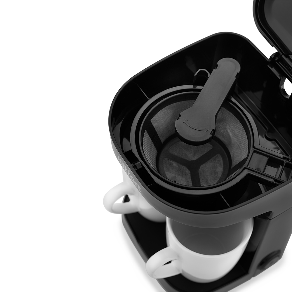 Купить Кофеварка Kitfort KT-764 450Вт черный — Фото 4