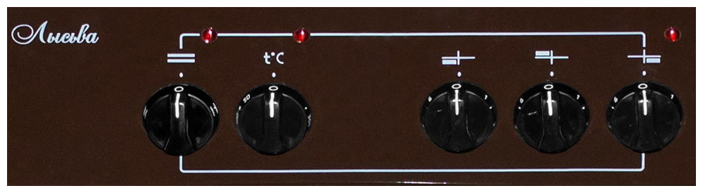 Купить Электрическая плита Лысьва ЭП 301 коричневая — Фото 3