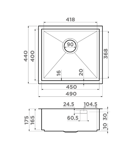 Купить Мойка OMOIKIRI Kasen 49-16-LG нерж.сталь/светлое золото — Фото 4