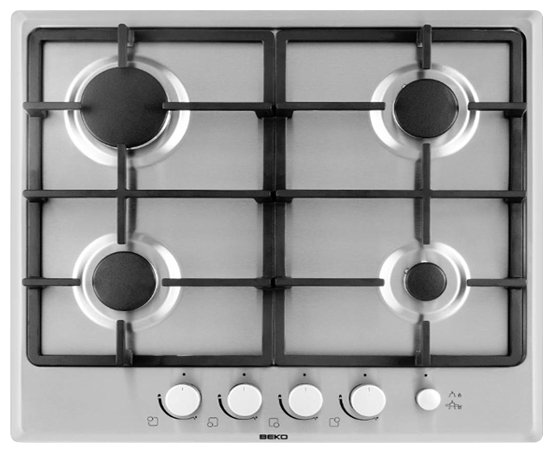 Газовая варочная панель BEKO HIMG 64235 SX																		 — описание, фото, цены в интернет-магазине PT Stores