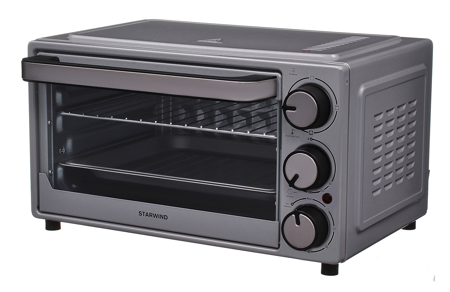 Мини-печь Starwind SMO2002 серебристая																		 — описание, фото, цены в интернет-магазине PT Stores