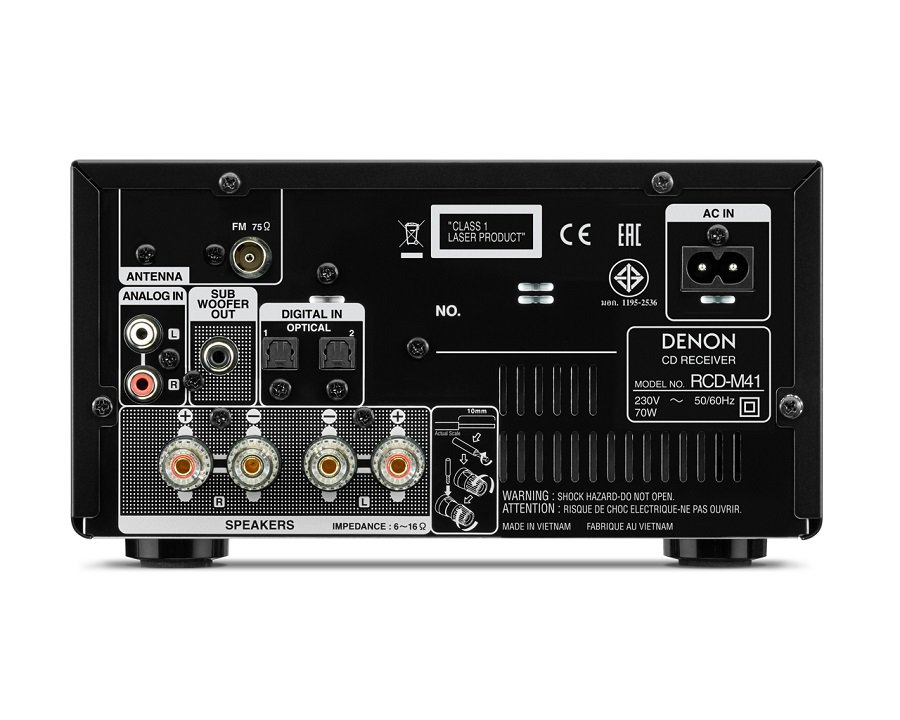 Купить Музыкальный центр DENON RCDM41BKE2 — Фото 2