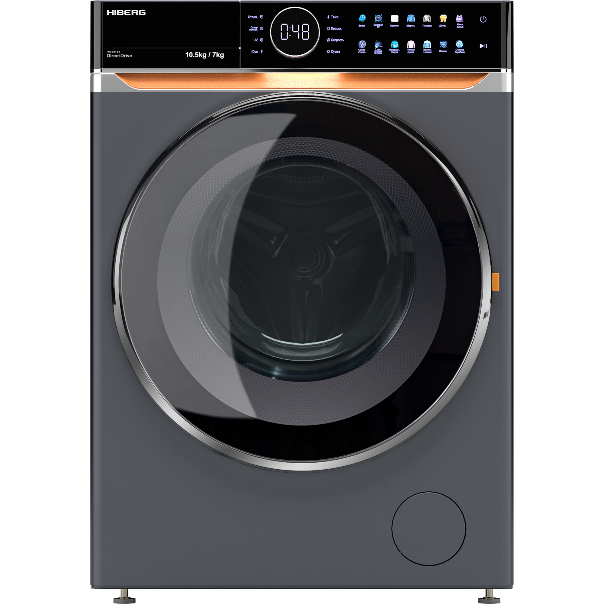 Стиральная машина HIBERG i-DDQ10 - 10714 Sd																		 — описание, фото, цены в интернет-магазине PT Stores