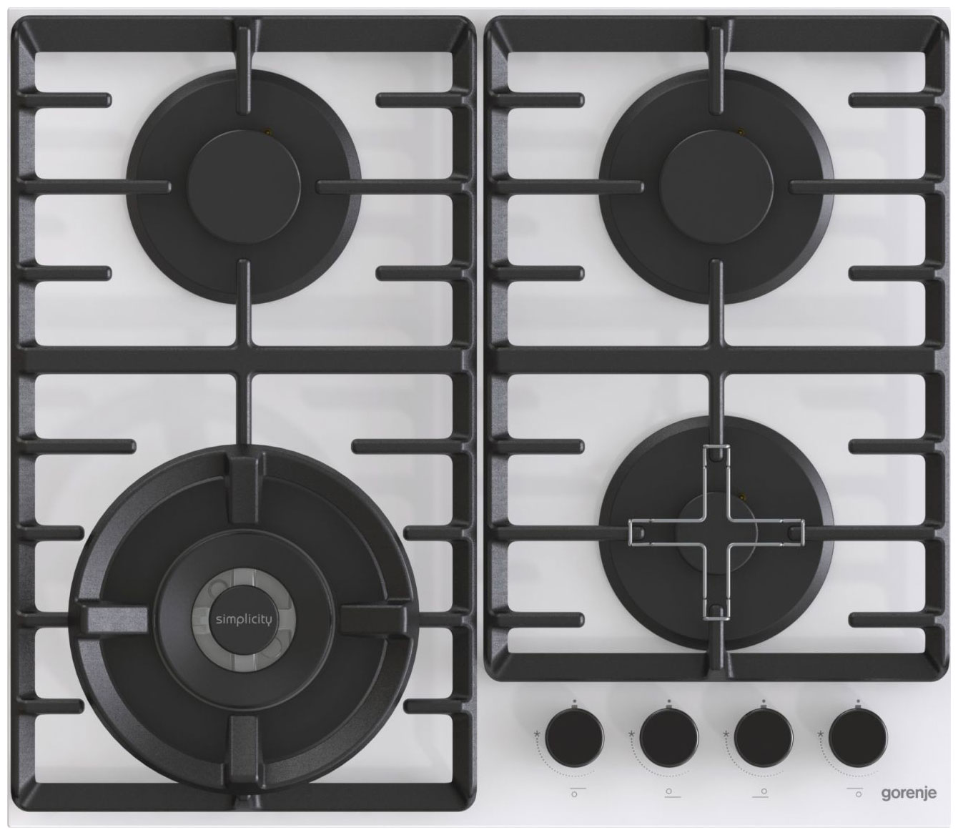 Газовая варочная панель Gorenje GCW641SYW																		 — описание, фото, цены в интернет-магазине PT Stores