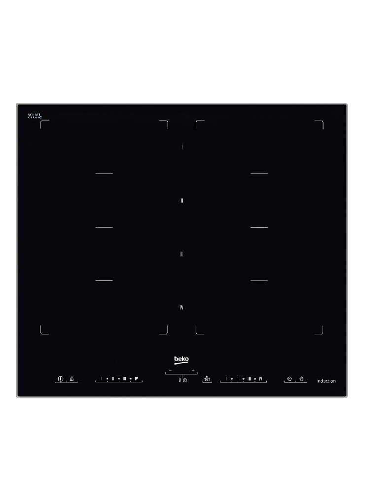 Индукционная варочная панель BEKO HII 68600 PTX																		 — описание, фото, цены в интернет-магазине PT Stores