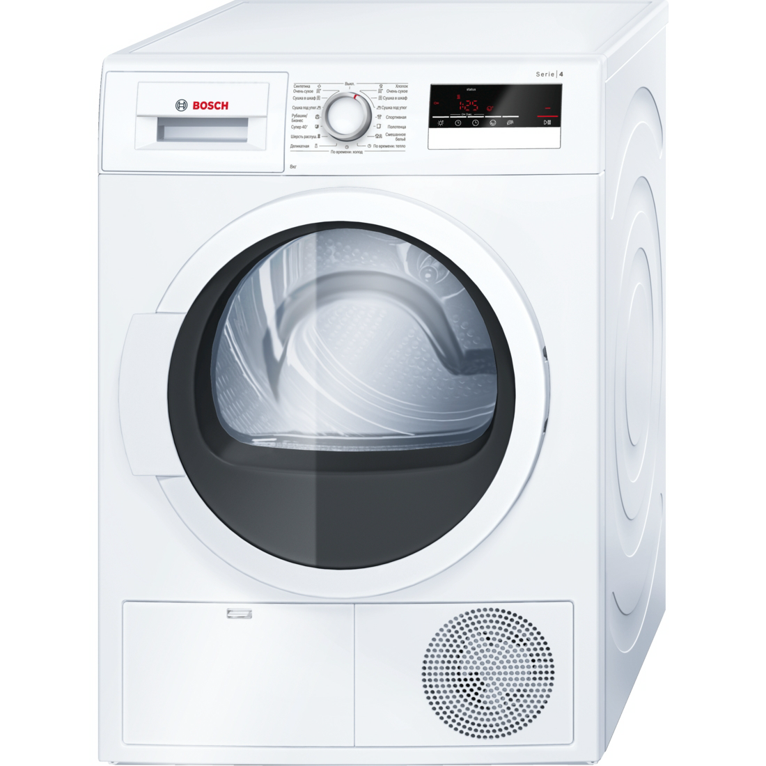 Сушильная машина BOSCH WTH 85200 OE																		 — описание, фото, цены в интернет-магазине PT Stores