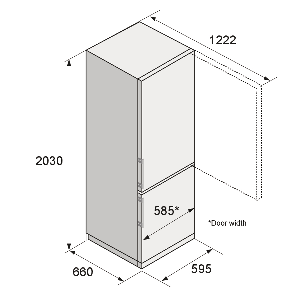 Купить Двухкамерный холодильник Asko RFC226RNBB1 — Фото 5