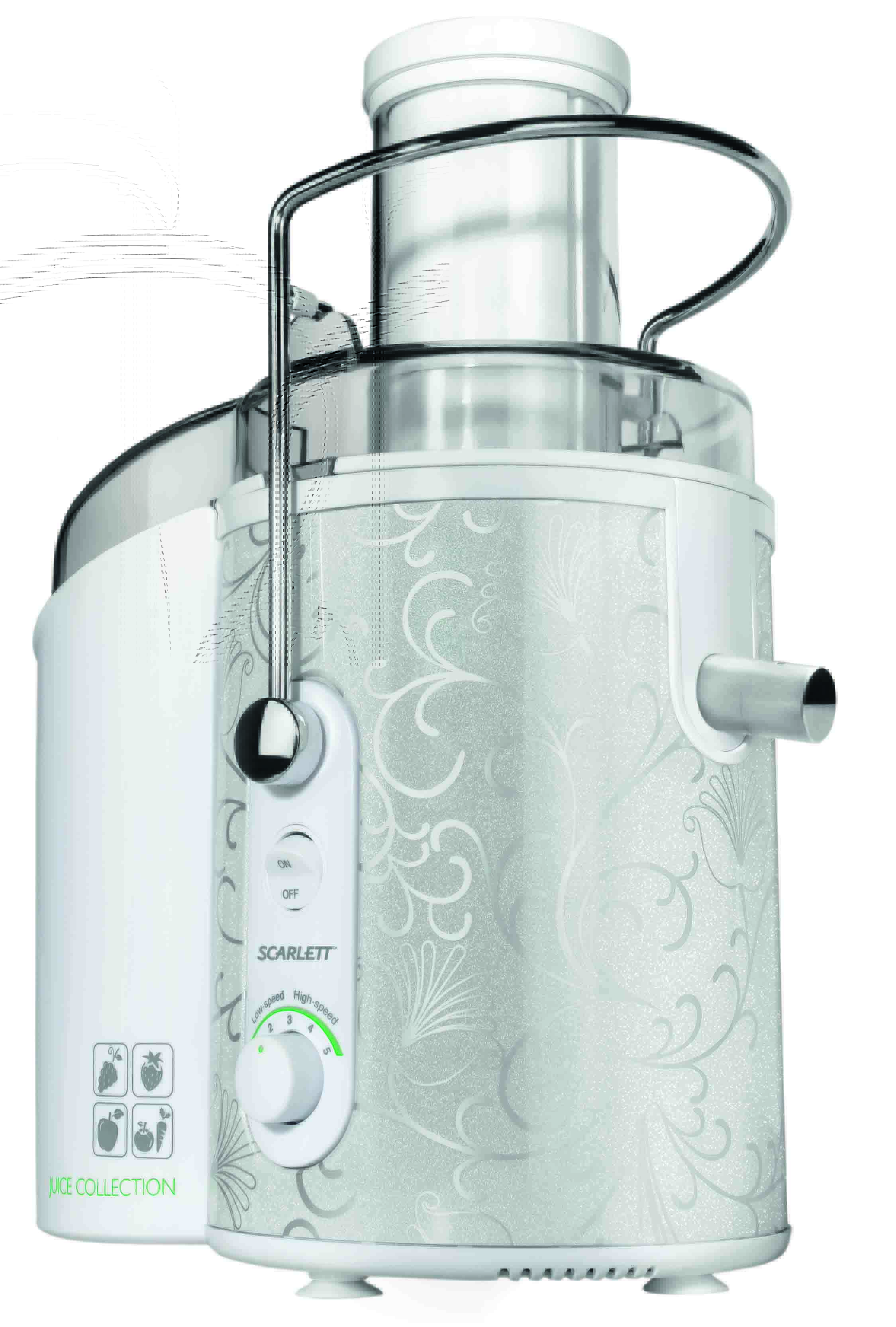 Соковыжималка SCARLETT SC-JE50S05 белый																		 — описание, фото, цены в интернет-магазине PT Stores