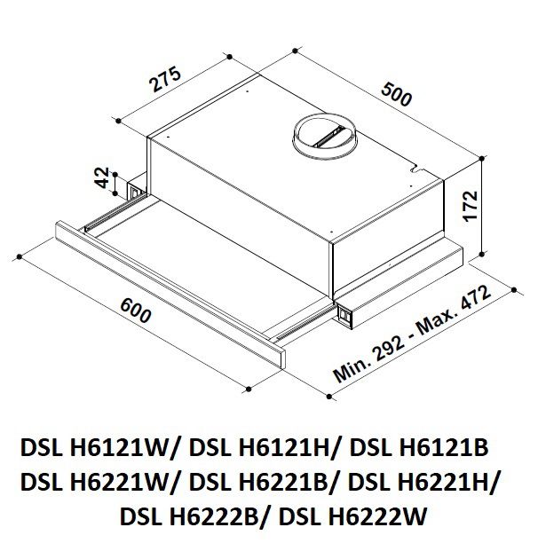 Купить Вытяжка встраиваемая Schaub Lorenz DSL H6221W — Фото 2