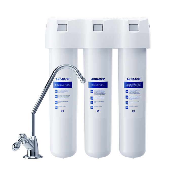 Фильтр для воды АКВАФОР Фильтр Кристалл К3-К2-К7																		 — описание, фото, цены в интернет-магазине PT Stores
