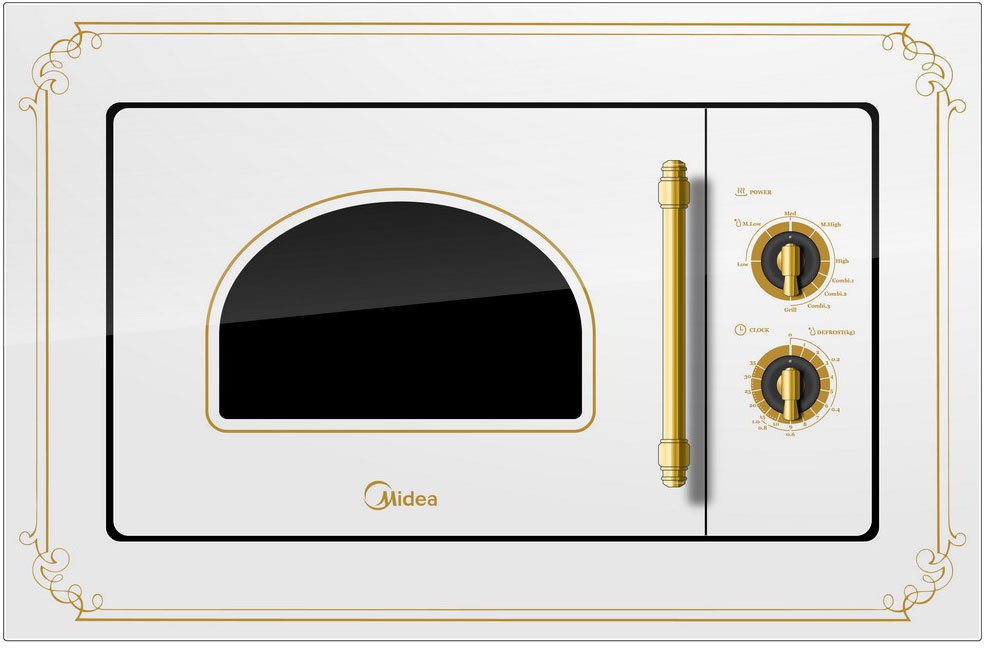 Встраиваемая СВЧ печь Midea MG820BW8-W2																		 — описание, фото, цены в интернет-магазине PT Stores