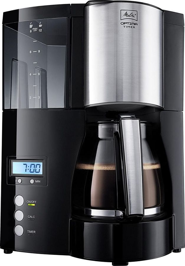 Кофемашина Melitta Optima Timer, черный																		 — описание, фото, цены в интернет-магазине PT Stores