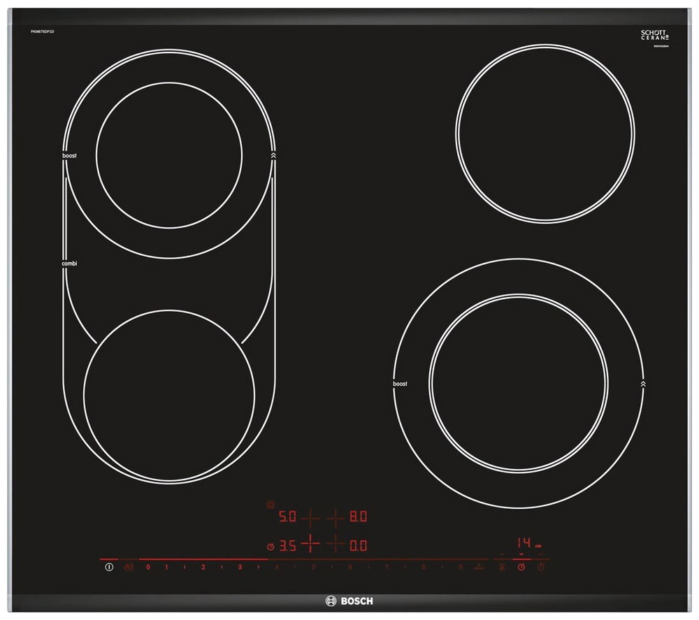 Электрическая варочная панель BOSCH PKM 675DP1D																		 — описание, фото, цены в интернет-магазине PT Stores