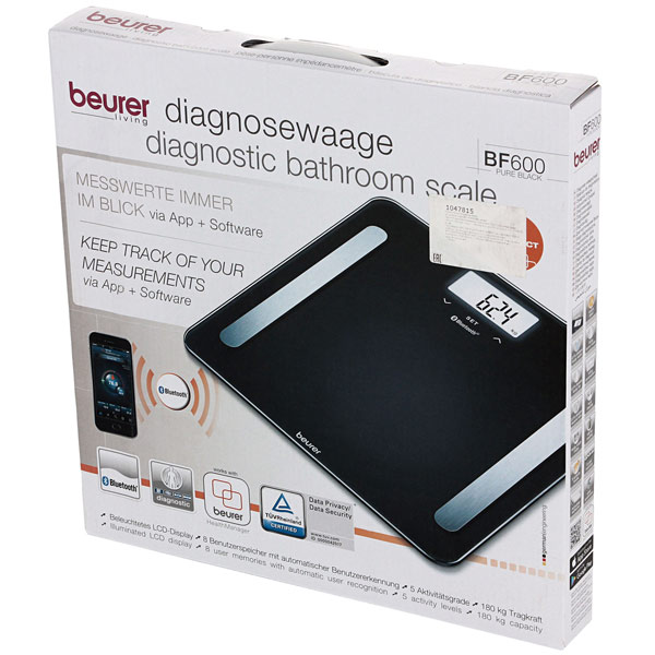 Купить Напольные весы BEURER BF600 черный — Фото 3