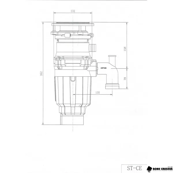Купить Измельчитель пищевых отходов BONE CRUSHER BC610-AS/K — Фото 2