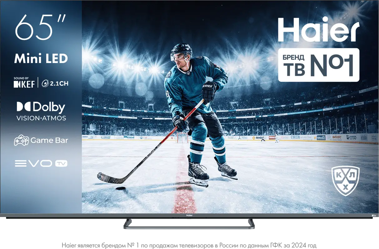 Телевизор Haier 65 MiniLED M4																		 — описание, фото, цены в интернет-магазине PT Stores