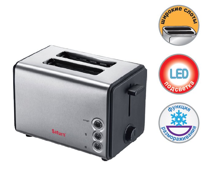 Тостер SATURN ST-EC 0146																		 — описание, фото, цены в интернет-магазине PT Stores
