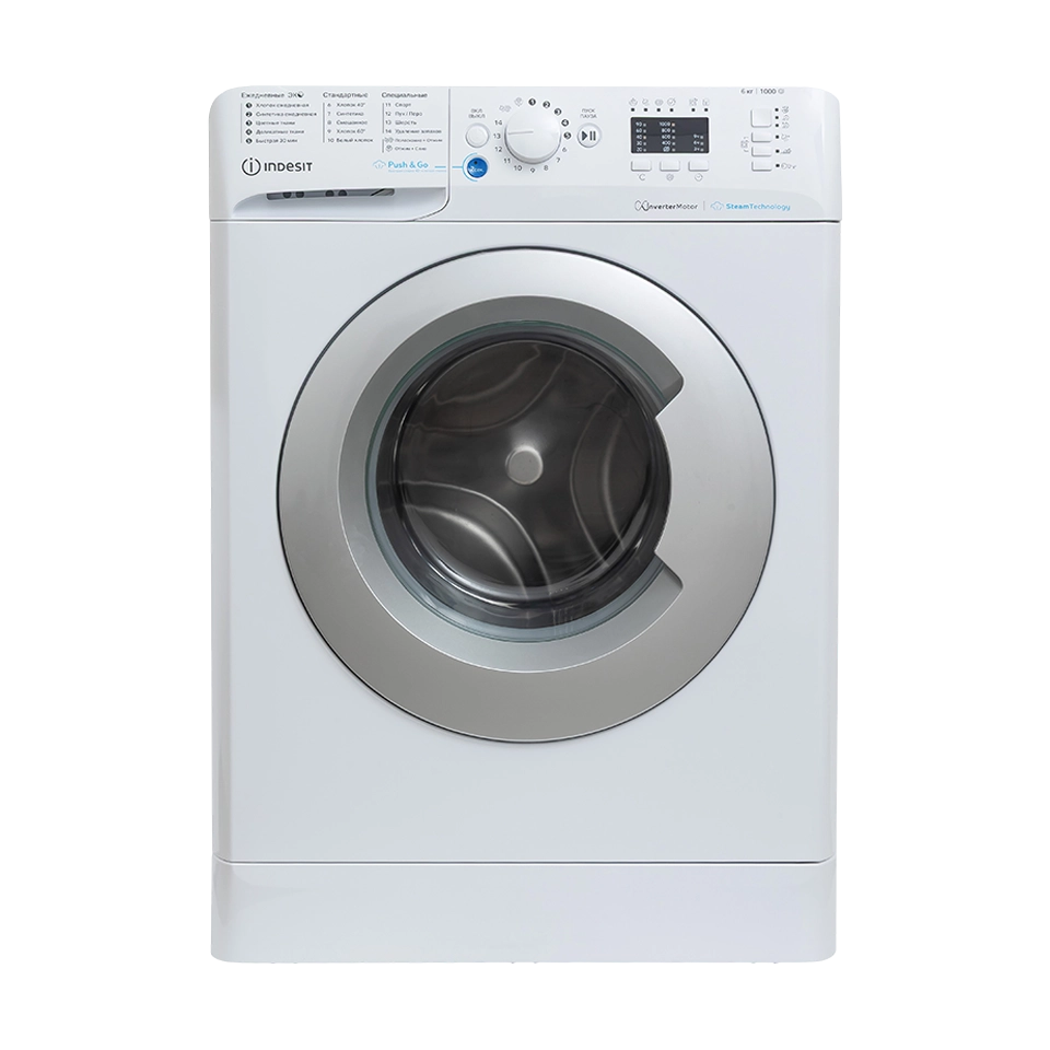 Стиральная машина Indesit BWSE 6109 WSV																		 — описание, фото, цены в интернет-магазине PT Stores